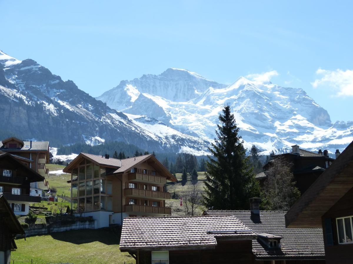 Chalet Bella Vista 4 Wengen Eksteriør billede