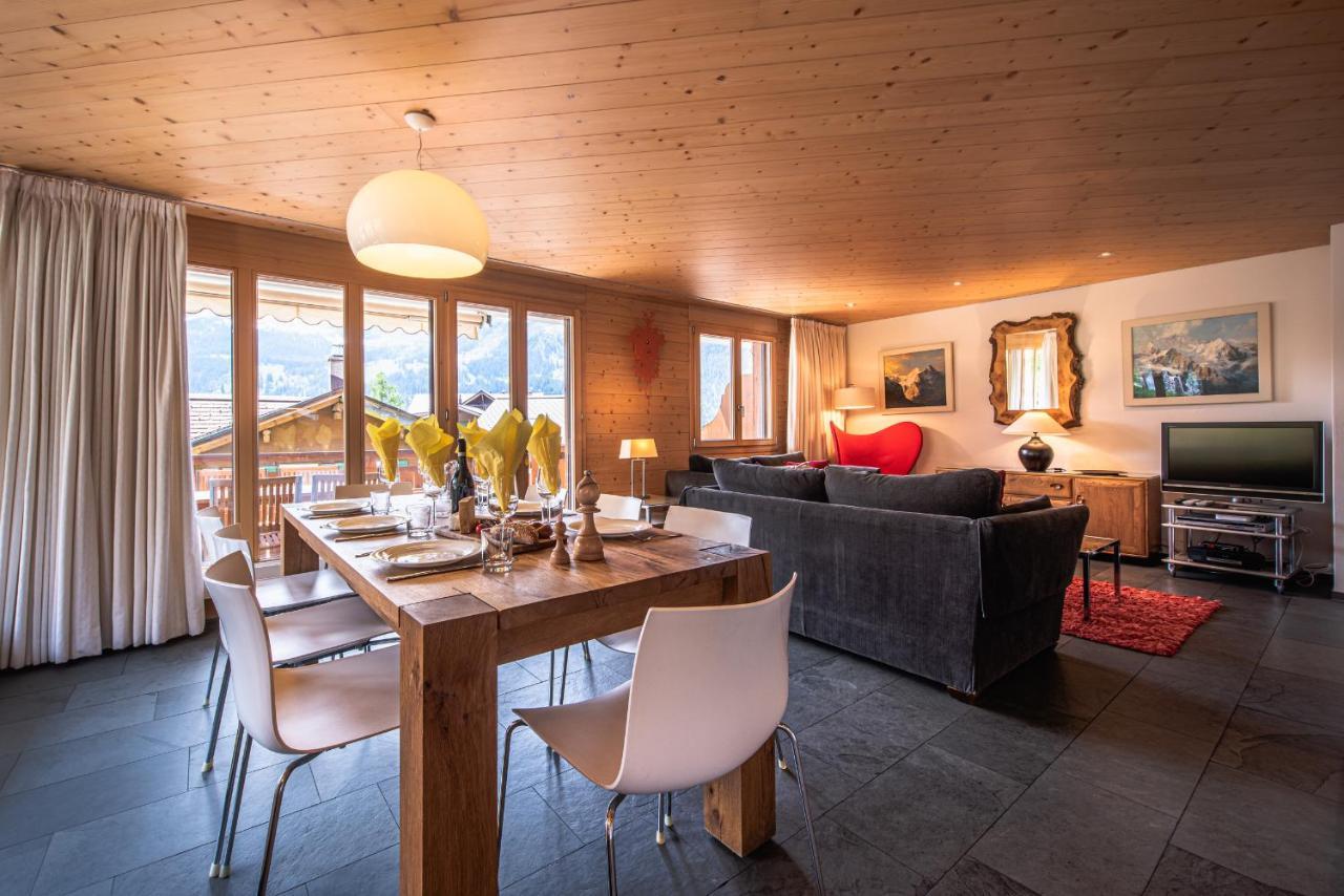 Chalet Bella Vista 4 Wengen Eksteriør billede