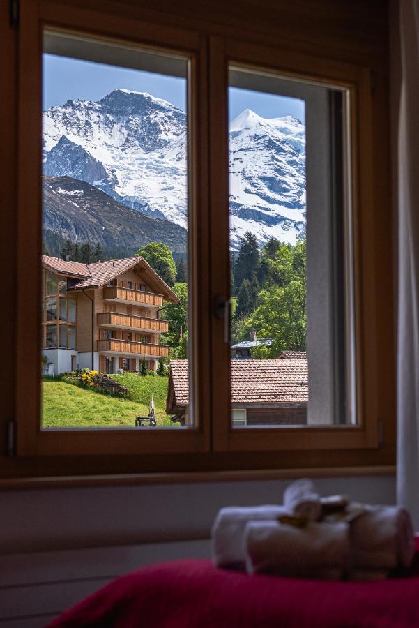 Chalet Bella Vista 4 Wengen Eksteriør billede