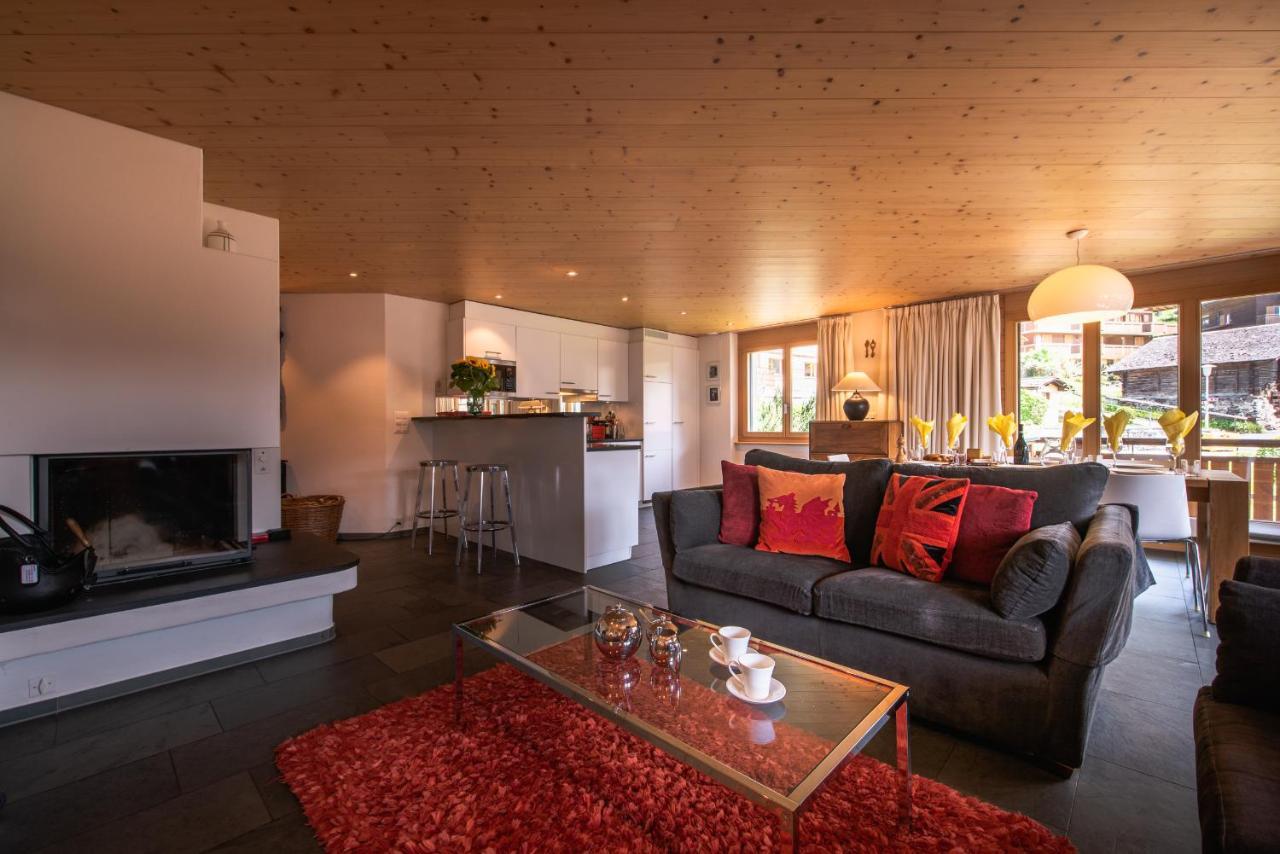 Chalet Bella Vista 4 Wengen Eksteriør billede