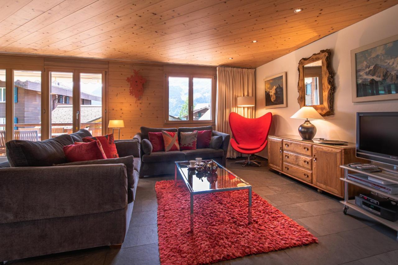 Chalet Bella Vista 4 Wengen Eksteriør billede