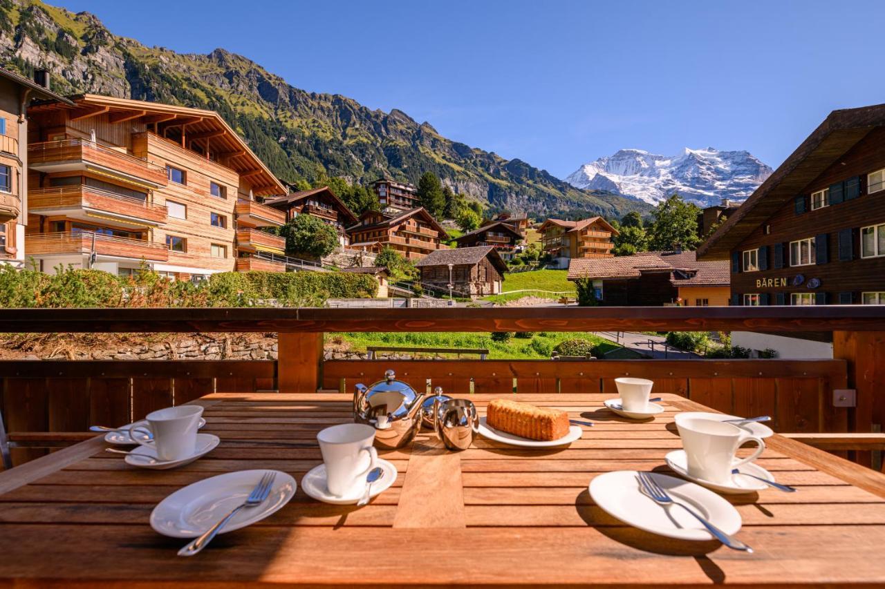 Chalet Bella Vista 4 Wengen Eksteriør billede