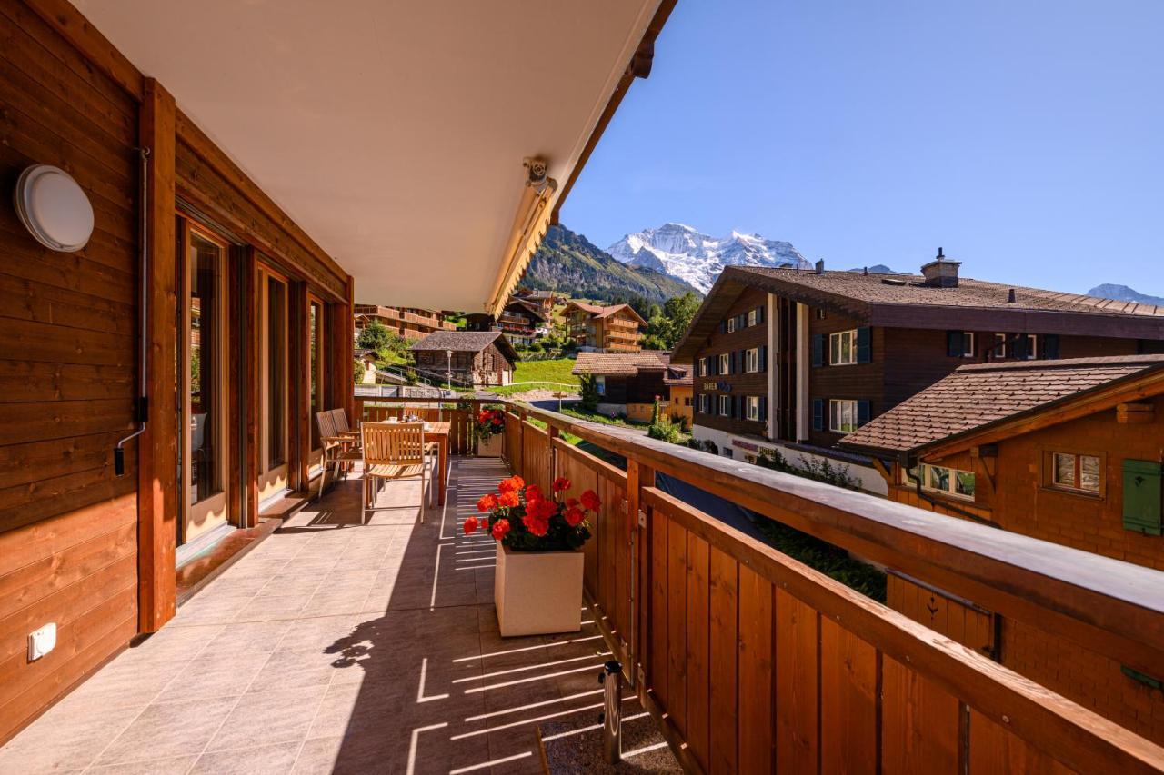 Chalet Bella Vista 4 Wengen Eksteriør billede