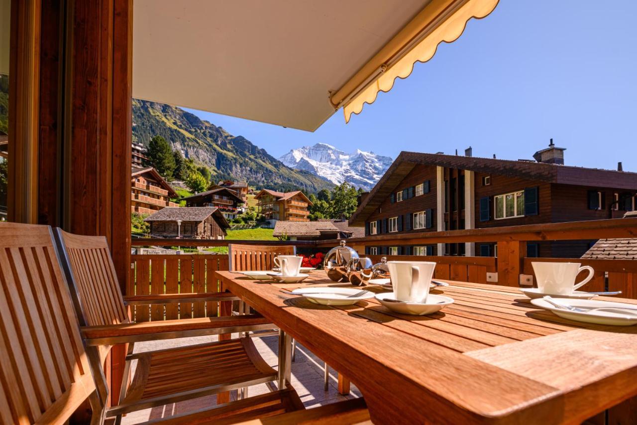 Chalet Bella Vista 4 Wengen Eksteriør billede